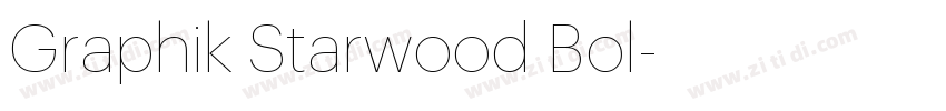 Graphik Starwood Bol字体转换